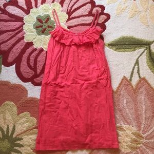 Old Navy cotton dress w ruffle top